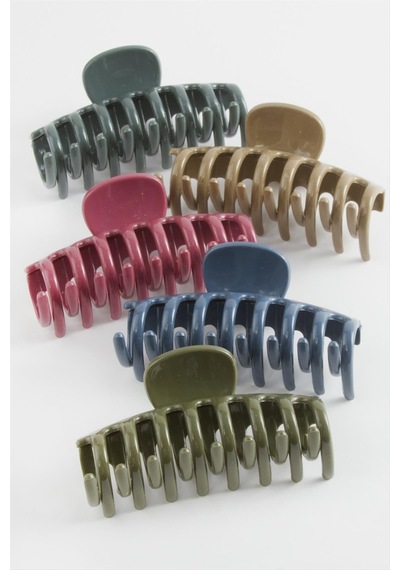 Düz Renkli Mandal Toka 8 Cm Yeşil