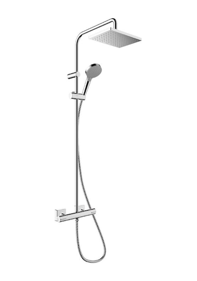 Hansgrohe Vernis Shape Ecosmart Termostatlı Duş Kolonu - 26097000 Krom