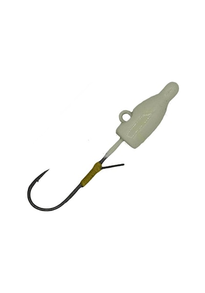 Owner 11606 Jh-83g Mebaru Dama Glow Lrf Jig Head 1.5 Gr 1.5 GR