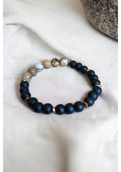 Odun Jasper Taşı Büyük Boy 10 Mm Bileklik Jasper Taşı Oniks Taşı Hematit Taşı Bileklik Asetat Kutu Asetat Kutu