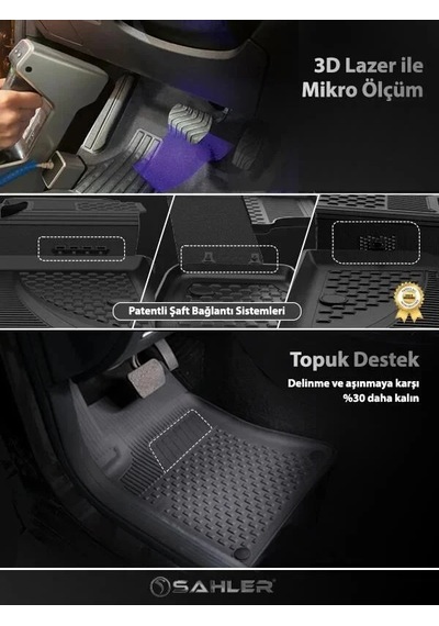 Renault Clio 6 2026 Ve Sonrası Uyumlu Sahler 4.5d Premium Havuzlu Oto Paspas
