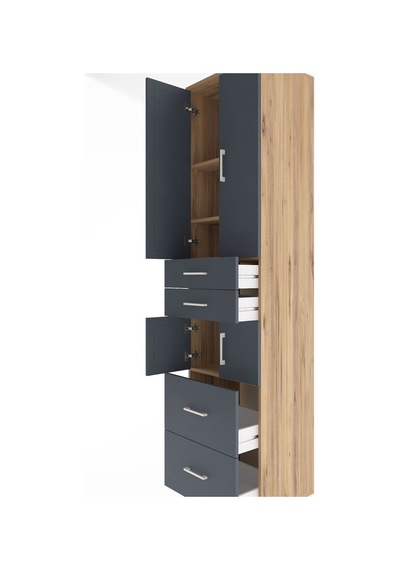 Hyperion Dolap 4 Raflı 4 Çekmeceli 4 Kapaklı 60x44x243 Çam-an... Çam Hyperion Dolap 4 Raflı 4 Çekmeceli 4 Kapaklı 60x44x243 Çam-an... Çam