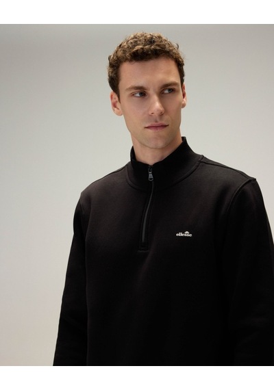 Ellesse 6wm1010-bk Erkek Fermuarlı Sweat Siyah