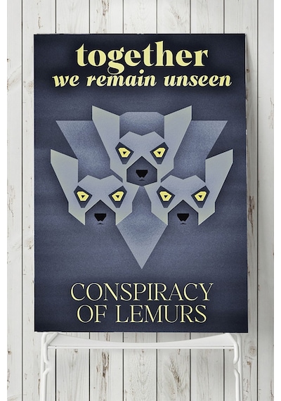 Lemur Hayvan Posteri