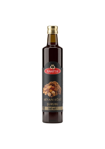 Nahita Meyan Kökü Şurubu 500 Ml - Şekersiz & Doğal Bitki Özlü