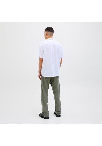 Jack&jones Kane Summer Linen Blend Jogger Erkek Yeşil Pantolon