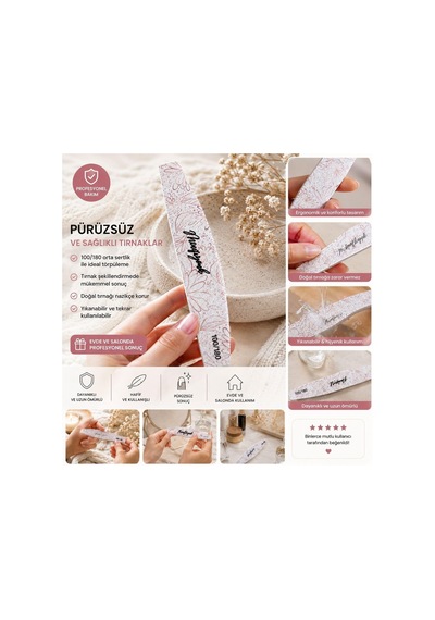 Minifiyonk Süngerli Oval Tırnak Törpüsü 100 180 1 Adet