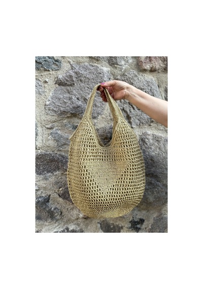 .bags Hasır Örgü File Model Çanta
