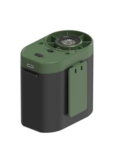 Df-92 Çok Fonksiyonlu Bele Takılan Mini Fan Gri Diğer