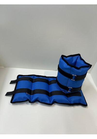 Me&ra Sport 2 Kg X 2 Adet El Ayak Bilek Ağırlık Seti Kum Ağırlık Torbası mavi