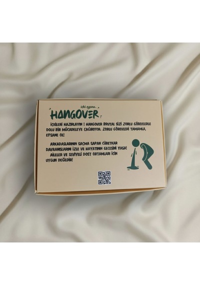 Hangover Brutal Büyük Kutulu İçki Oyunu 18+ Zorlu Görevli Yetişkin Kart Oyunu Parti Eğlencesi