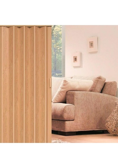 Pvc Katlanabilir Akordiyon Kapı 100X200 Cm Meşe Rengi
