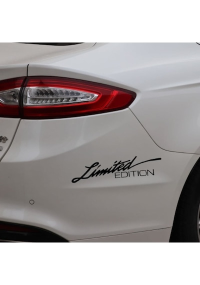 Limited Edition Sınırlı Sayıda Araba Sticker Yapıştırma