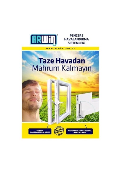 Eym Arwin Sol Açılım Kapı Pencere Kademeli Havalandırma Kolu Pvc Emniyet Kilidi Genel