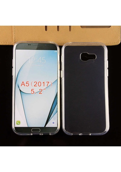 Galaxy A5 2017 Kılıf Şeffaf Ince Ve Esnek Süper Silikon Kılıf Renksiz