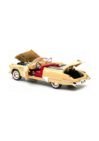 Motormax 1:18 1949 Buick Roadmaster Diecast Model Araba - Bej - Metal Koleksiyon Araç Lisanslı