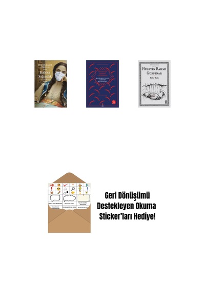 Hakka Sığındık + Kuyruklu Yıldız Altında Bir İzdivaç + Billur Kalp + Okuma Sticker'ları