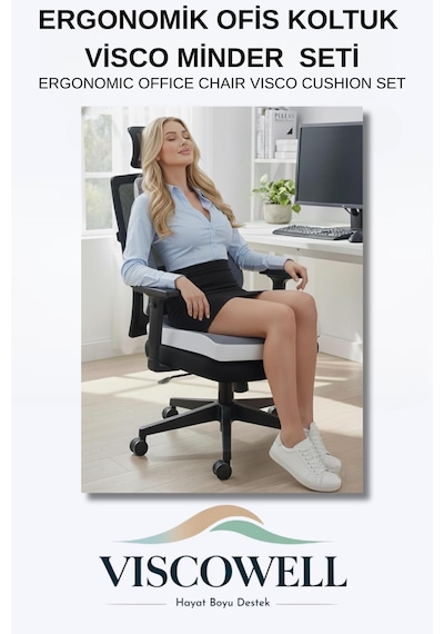 Visco Ortopedik Ergonomik Ofis Koltuk Koksiks Oturma Minderi Sırt Bel Destek Minderi Yastığı Seti Sku: Smgstk5467191231 Açık Bej Visco Ortopedik Ergonomik Ofis Koltuk Koksiks Oturma Minderi Sırt Bel Destek Minderi Yastığı Seti Sku: Smgstk5467191231 Açık Bej