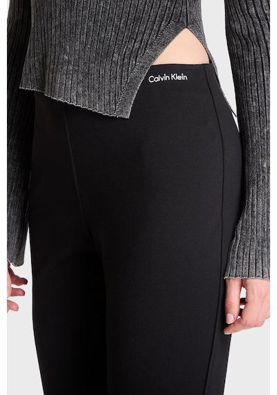 Calvin Klein Logolu Flare Fit Yüksek Bel Pantolon Lv047g632gub1 Bayan Pantolon Lv047g632g Ub1 Siyah Calvin Klein Logolu Flare Fit Yüksek Bel Pantolon Lv047g632gub1 Bayan Pantolon Lv047g632g Ub1 Siyah