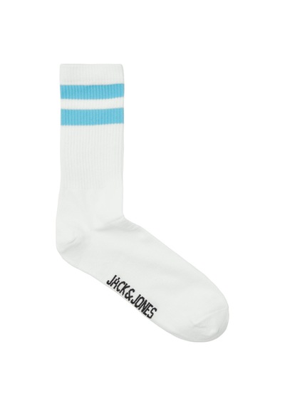 Jack & Jones Erkek Çorap 12250739 Beyaz-turkuaz Beyaz - Turkuaz