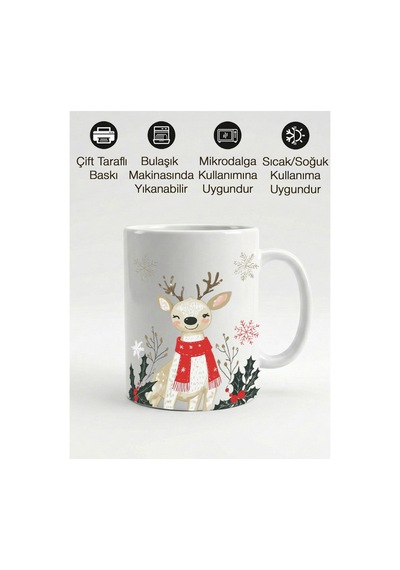 Deer Tale Baskılı Kupa Çok Renkli - 677744804 Çok Renkli - 677744804 Çok Renkli