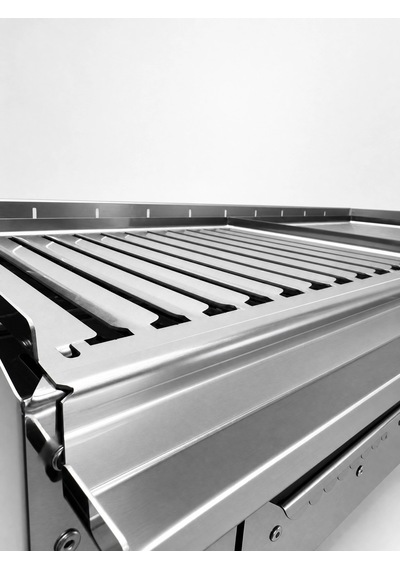 Krom Kartlanır Ayak Mangal-küllüklü-1.5 Mm Sac Kalınlıgı-yağdanlıklı Üst Izgara