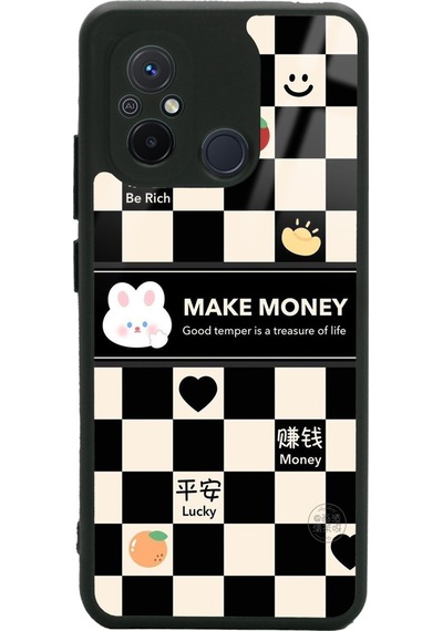 Xiaomi Redmi 12c Make Money Tasarımlı Glossy Telefon Kılıfı Çok Renkli