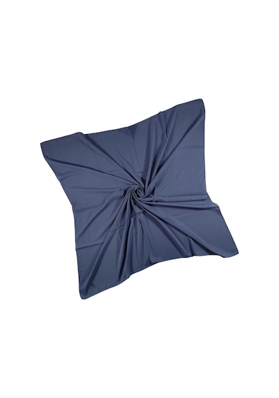 Mim Eşarp Mısırlı Eşarpları Medine Ipeği Büyük Boy Eşarp 110x110 Cm Koyu İndigo