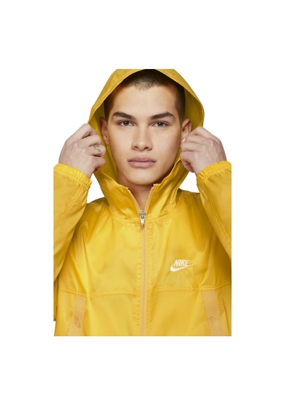 Nike Sportswear Revival Woven Loose Fit Full-zip Hoodie Bol Kesim Sarı Ceket Sarı