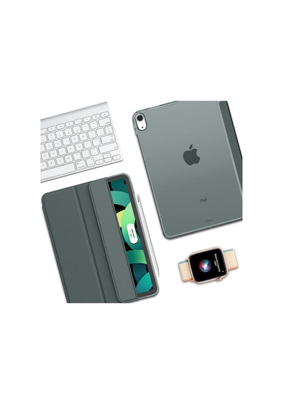 Apple Uyumlu iPad  Air 11" M3 2025 / M2 2024 / Air 10.9" 2022 / 2020 Kılıf Kapaklı Standlı Uyku Modlu Smart