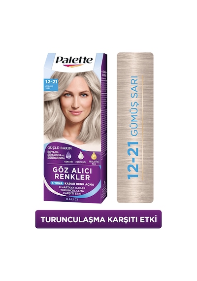 Palette Göz Alıcı Renkler 12.21 Gümüş Sarı
