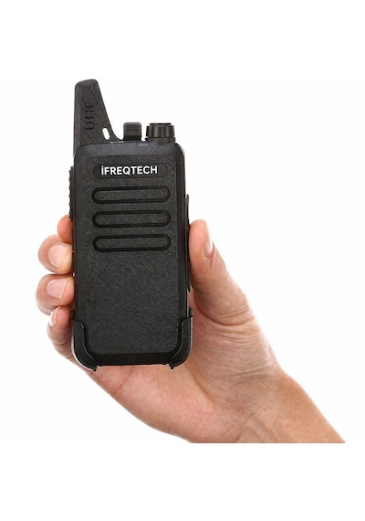İfreqtech Ap-100 Pmr El Telsizi Çiftli Set Lisanssız Kullanım Uzun Menzil Profesyonel Telsiz 2 Li Paket Şarjlı + Klips Dahil