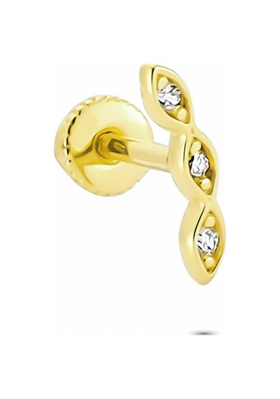 Glorria Altın Üç Taş Helix Piercing (540178392)