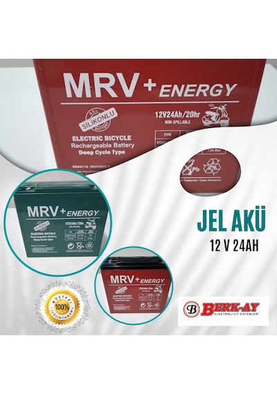 12 V 24 AH ELEKTRİKLİ BİSİKLET AKÜSÜ