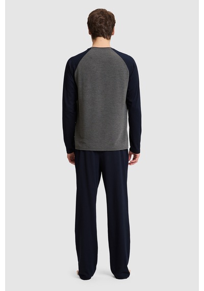 U.S. Polo Assn. Erkek Lacivert Pijama Takımı 50333259-vr033