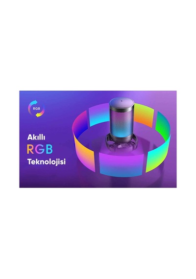 Fifine Ampligame A6tb Rgb Yayinci Usb Pembe Mikrofon Seti