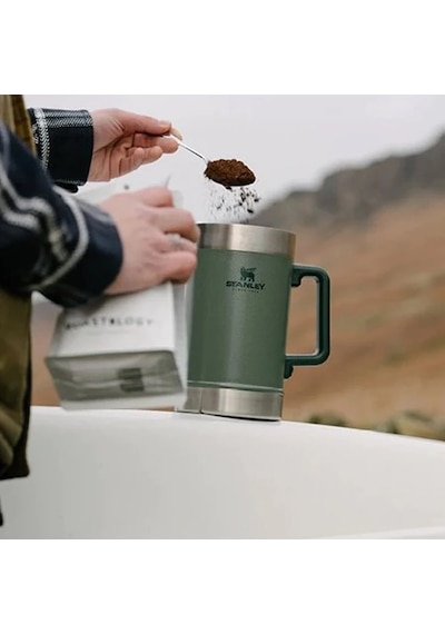 Stanley Klasik French Press Termos 1.4 Lt - Hammertone Green