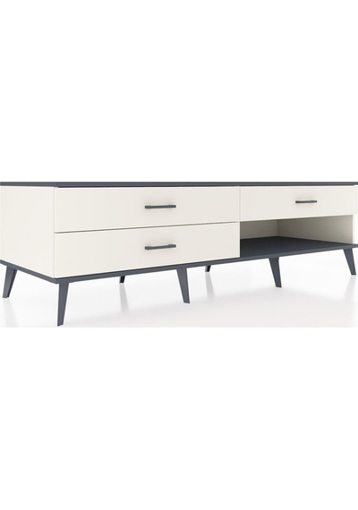 Kronos Tv Ünitesi 3 Çekmeceli 176x59x51 Aytaşı-antrasit/aytaşı Antrasıt/aytası Kronos Tv Ünitesi 3 Çekmeceli 176x59x51 Aytaşı-antrasit/aytaşı Antrasıt/aytası
