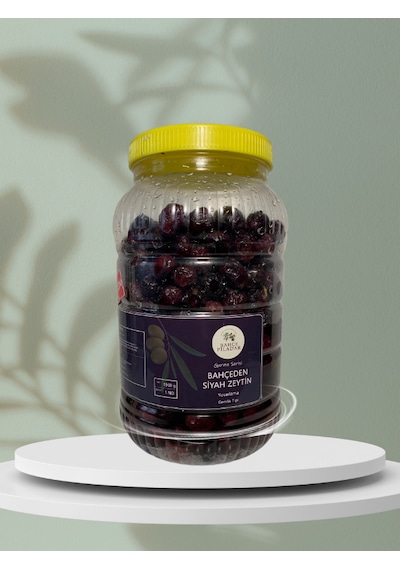 Bahçe Piladar Gurme Serisi Yuvarlama Siyah Zeytin 1 No 200-220 Dane 1900 Gr