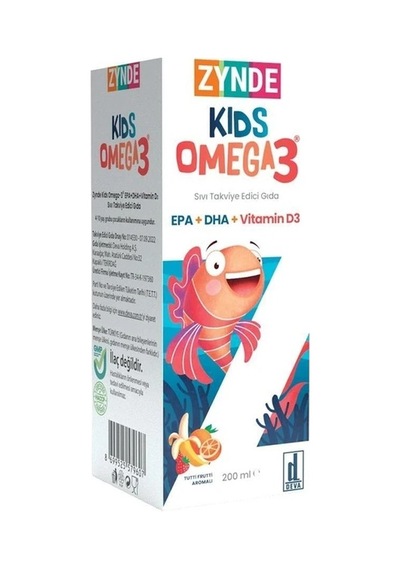 Zynde Kids Omega3 + Vit.d3 200 Ml