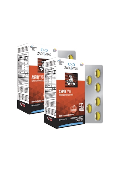 Zade Vital Aspir Yağı  60 Yumuşak Kapsül 2 Adet