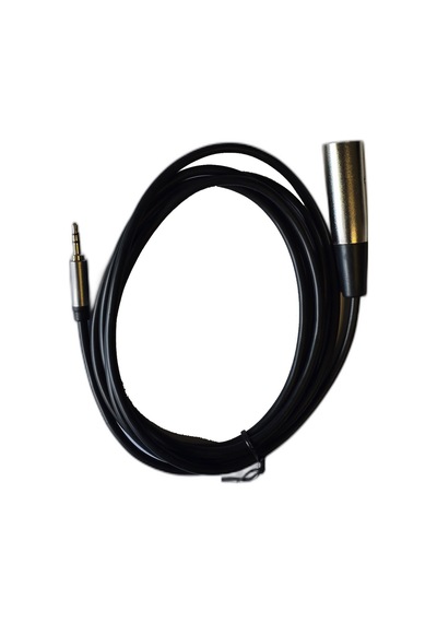 Xlr Erkek - 3.5mm Stereo Erkek Mikrofon Kablosu 2 Metre Ses Aktarım Kablosu