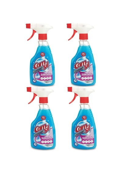 Camsil Silikonlu Cam Temizleyicisi 4 x 500 ML