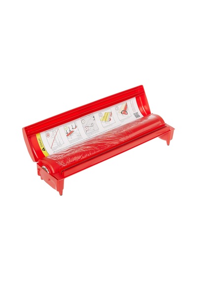 Bas&kes Streç Film Kesme Aparatı, 30 Cm X 30 M, Kırmızı Çok Renkli