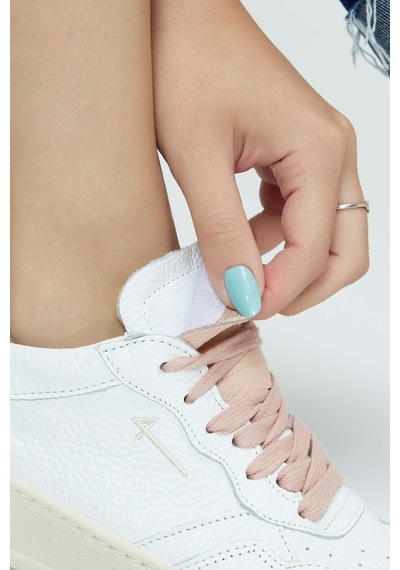 Fourline Kadın Hakiki Deri Pembe Sneakers & Spor Ayakkabı 991 Low Max Bn Ayk Y23 Rosa Pembe