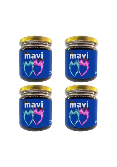 Efsanevi Mavi Macun 4 Kavanoz 240 Gr Bay&amp Bayan Çiftlere Özel Macun - 100