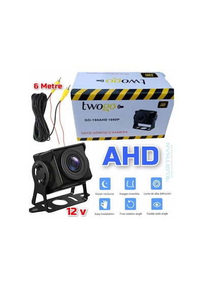 Ahd 180 Derece Geniş Açılı Balık Gözü Lens Ahd 1080 P Metal Kasa