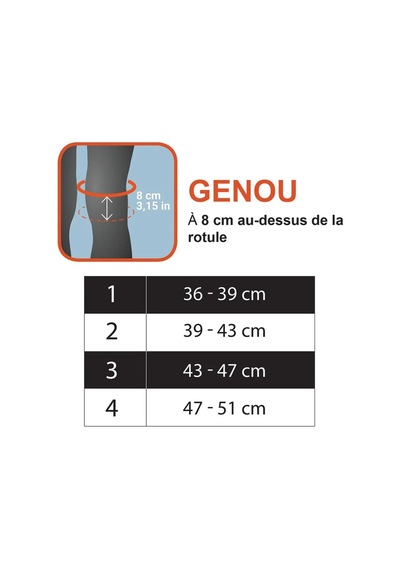Sağ/sol Erkek/kadın Diz Bağ Desteği - Siyah Diz Desteği Beden 3:no 43 - 47 Cm