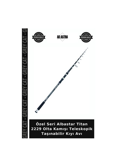 Özel Seri Albastar Titan 2229 Olta Kamışı Teleskopik Taşınabilir Kıyı Avı 3.25lb