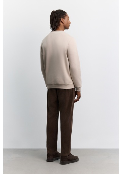 Avva Erkek Taş Bisiklet Yaka 3 İplik Şardonlu -5 Dereceye Dayanıklı Regular Fit Sweatshirt A62y1291
